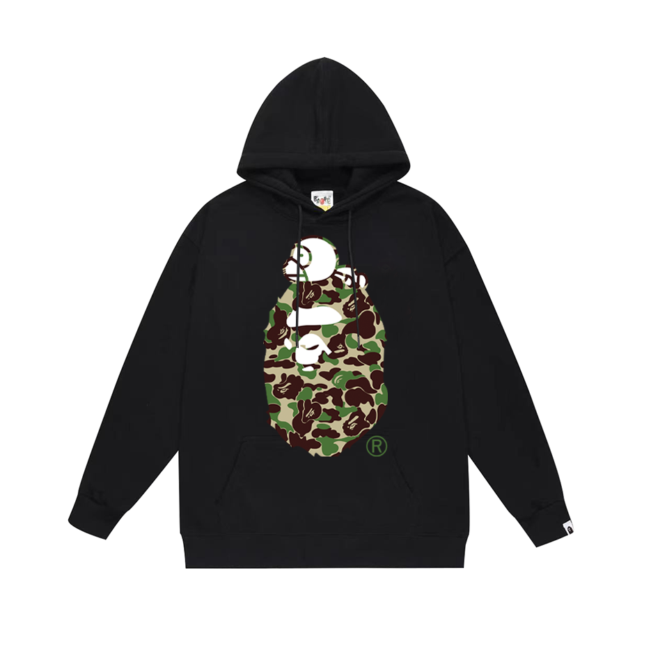 BAPE Sleepy Monkey Ape Head graphic hoodie