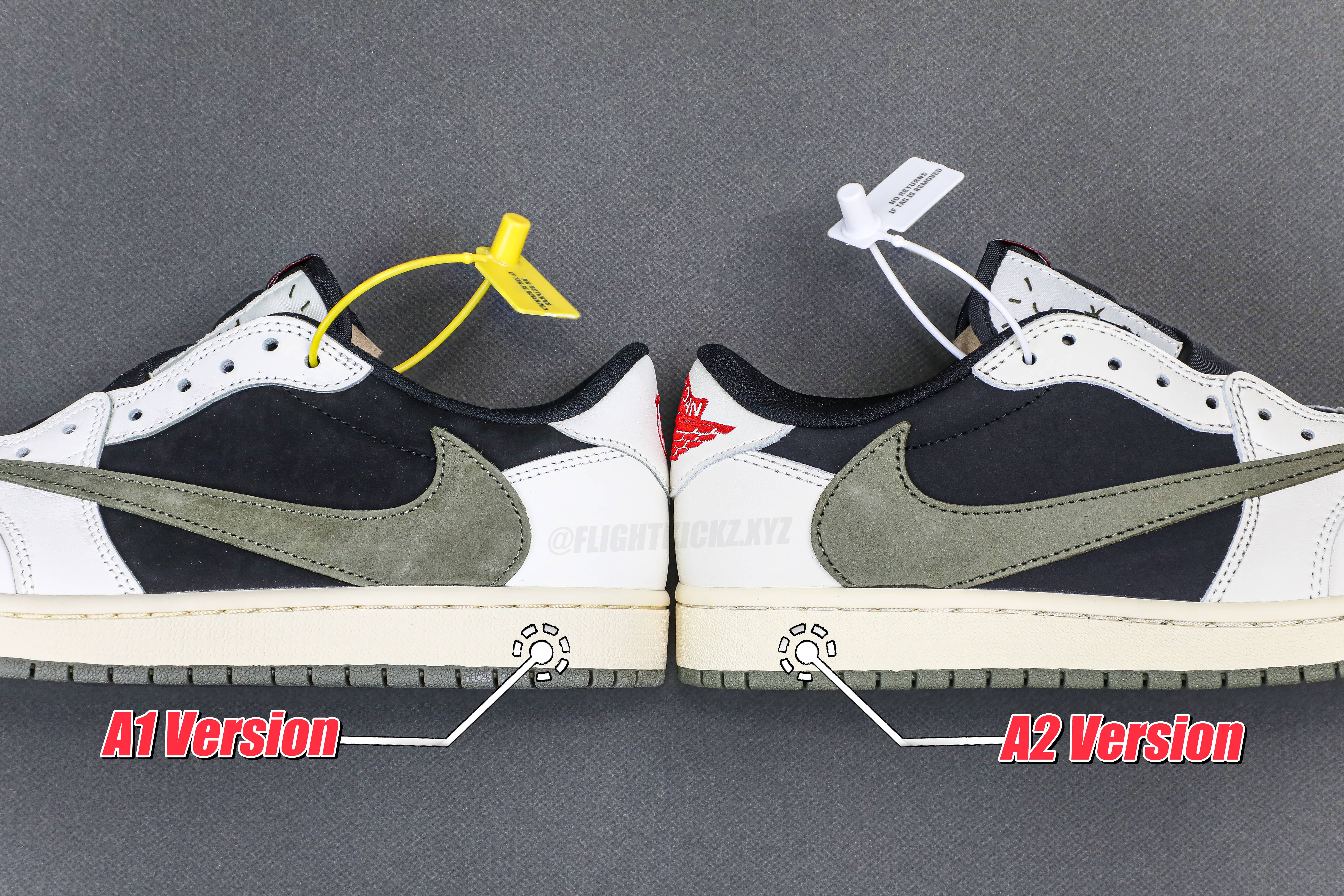 Travis Scott x Air Jordan 1 Low OG SP Olive(A2 Batch)