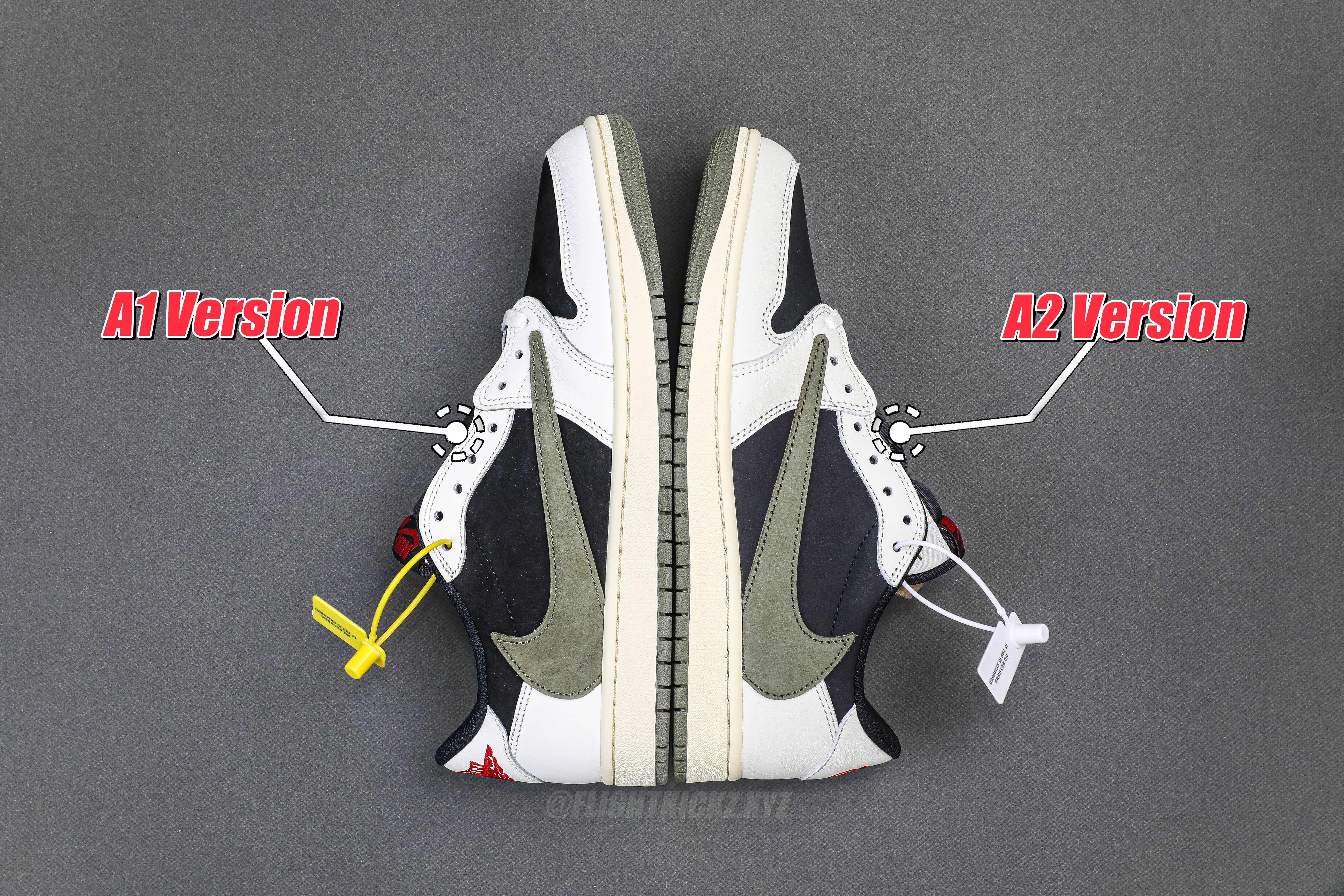 Travis Scott x Air Jordan 1 Low OG SP Olive(A2 Batch)