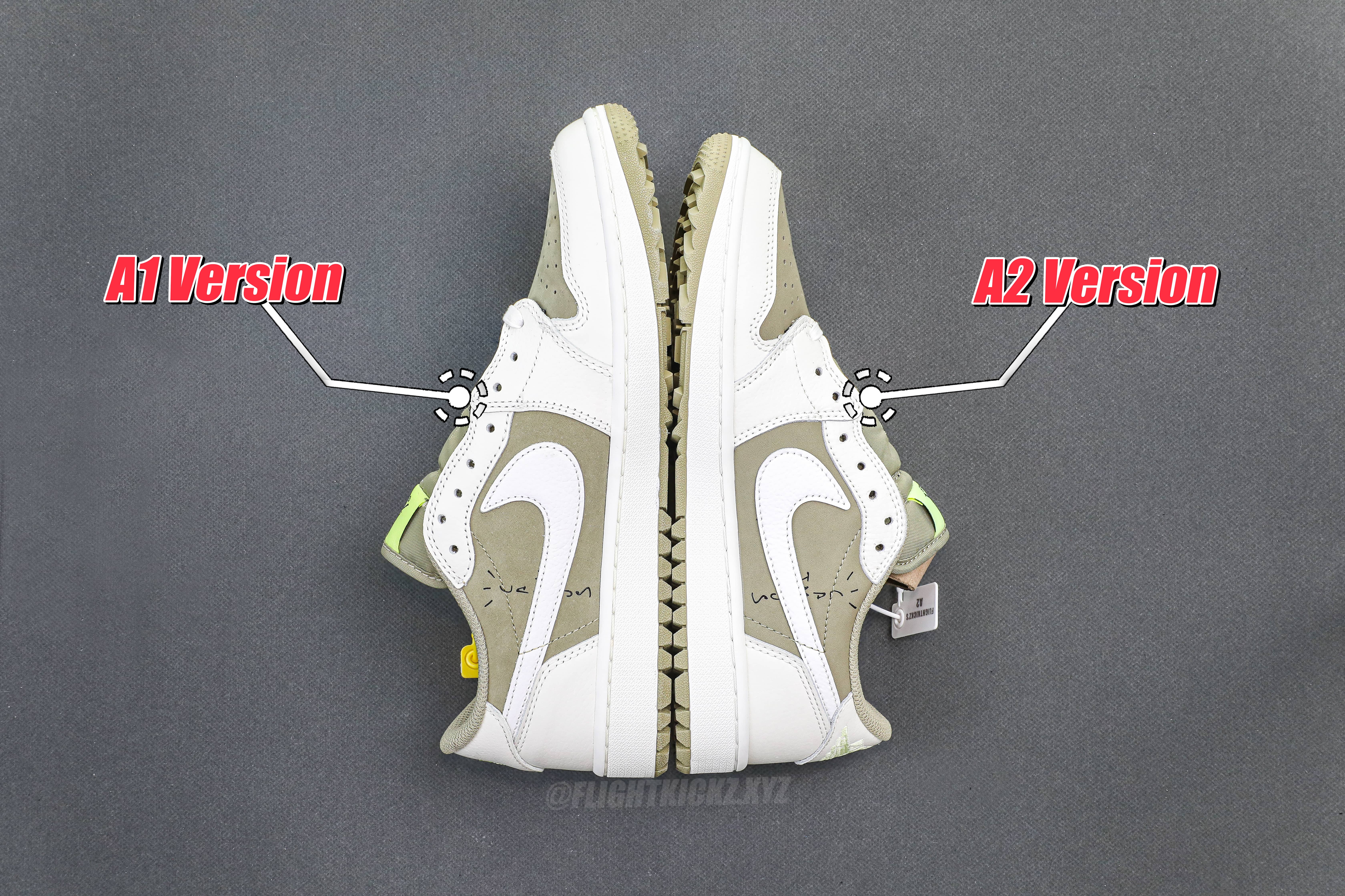 Travis Scott x Air Jordan 1 Low Golf Neutral Olive (A2 Batch)