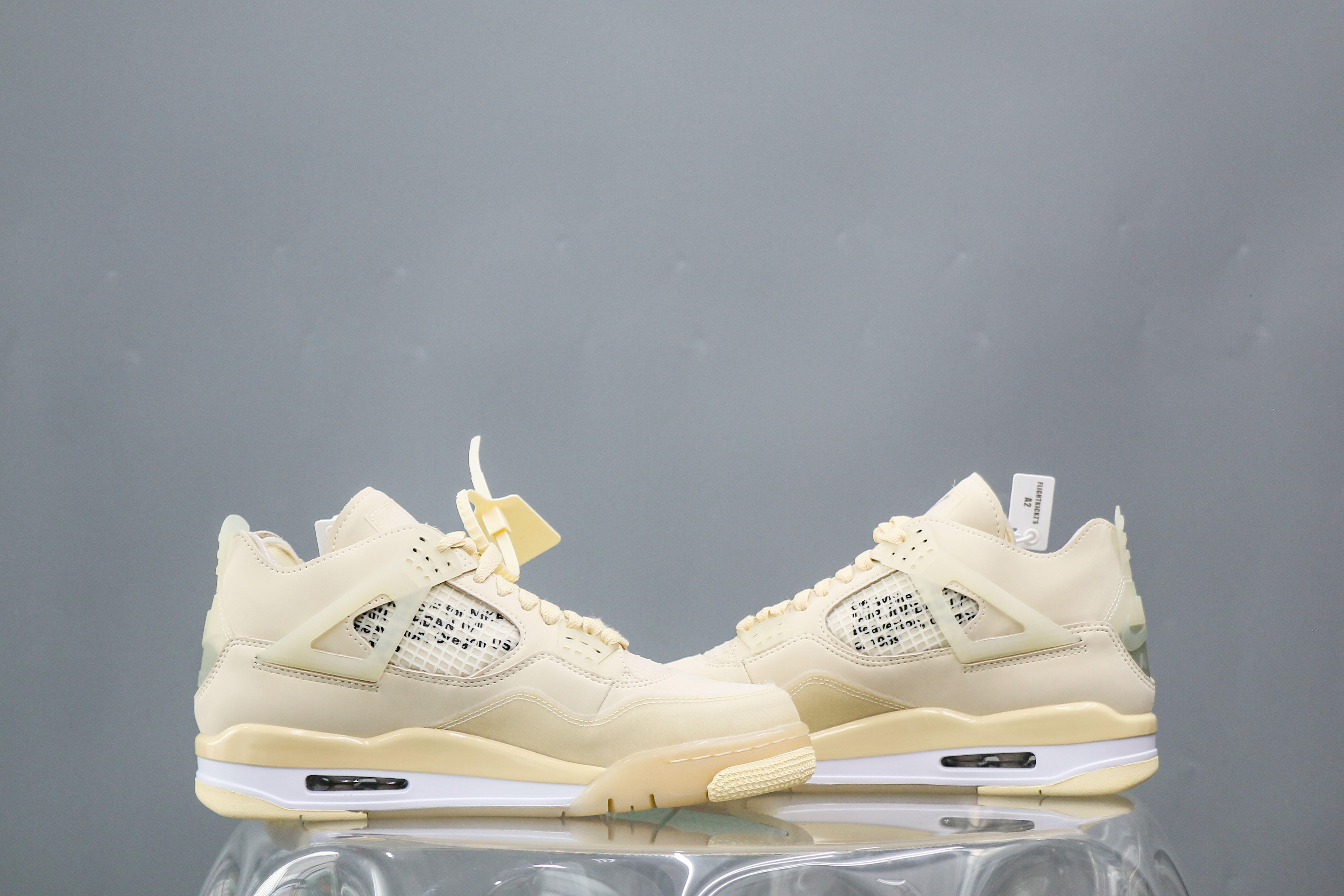 Off White x Air Jordan 4 Sail 2020 (A2 Batch)