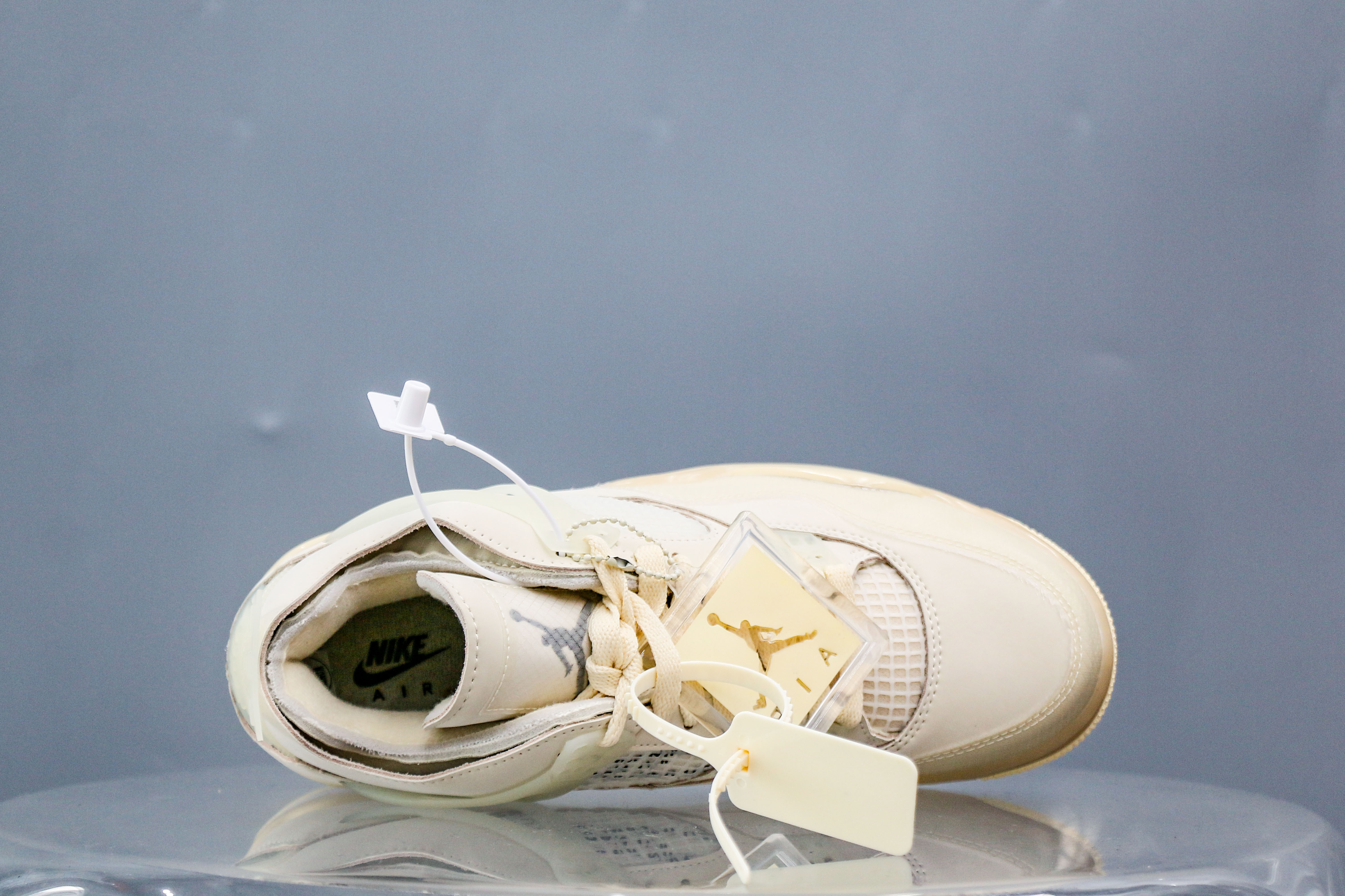 Off White x Air Jordan 4 Sail 2020 (A2 Batch)