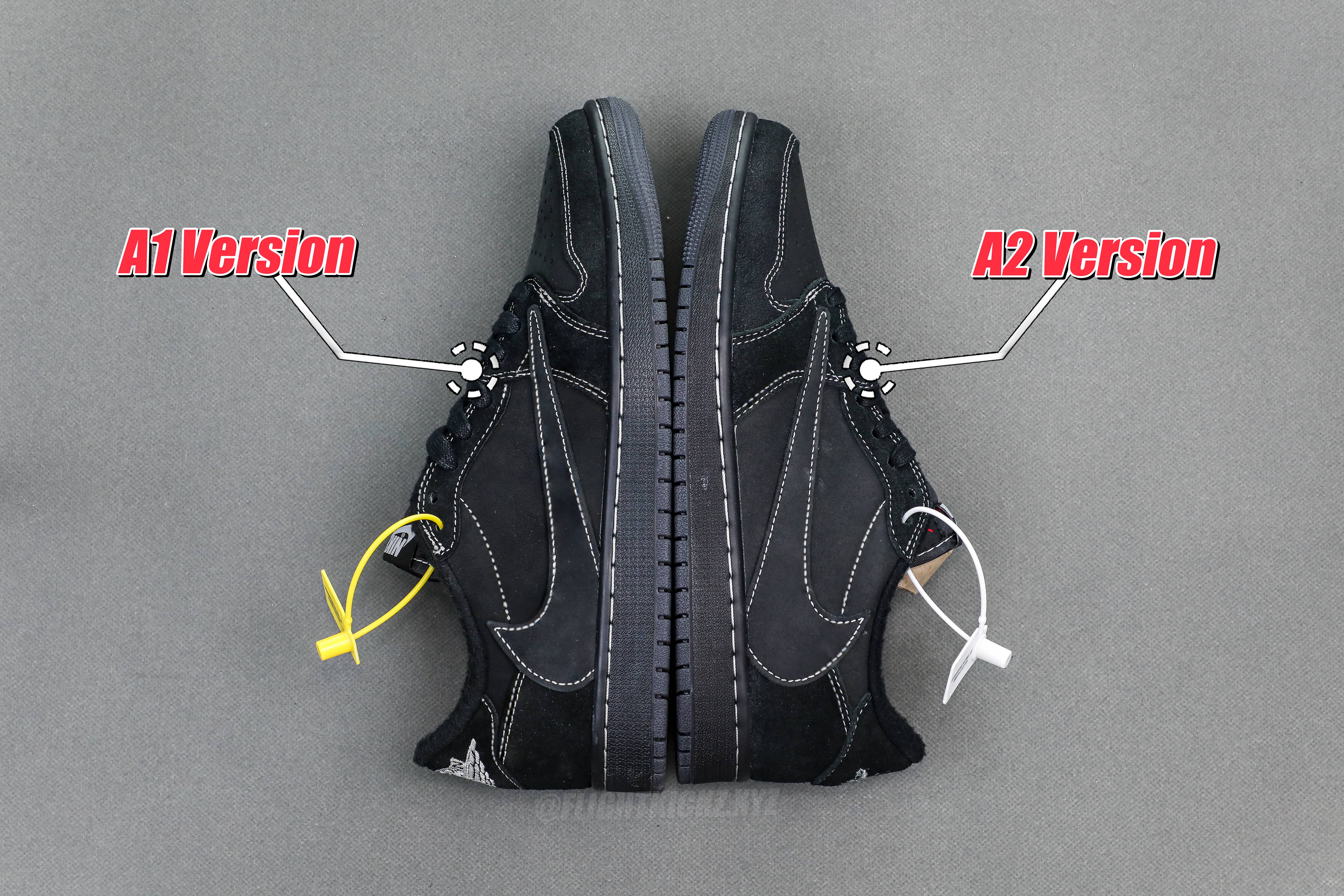 Travis Scott x Nike Air Jordan 1 Low OG “BlackPhantom”(A2 Batch)