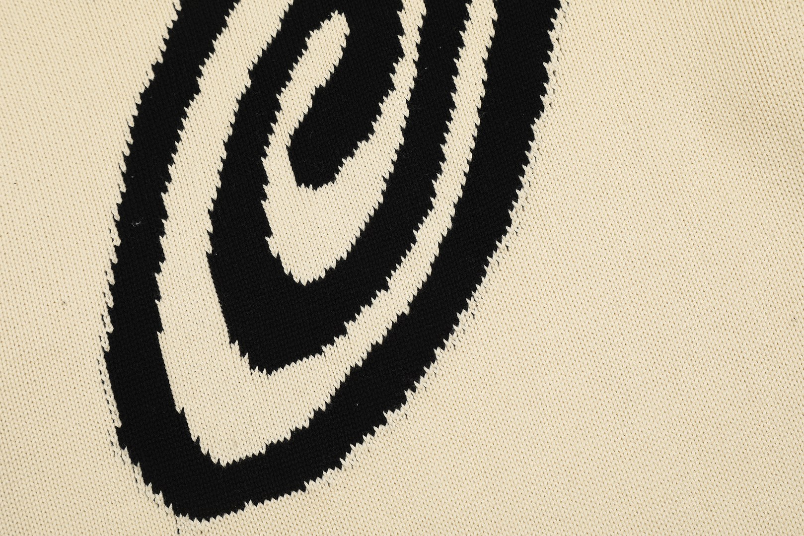 Stussy Hairy Plaid Cardigan Sweater