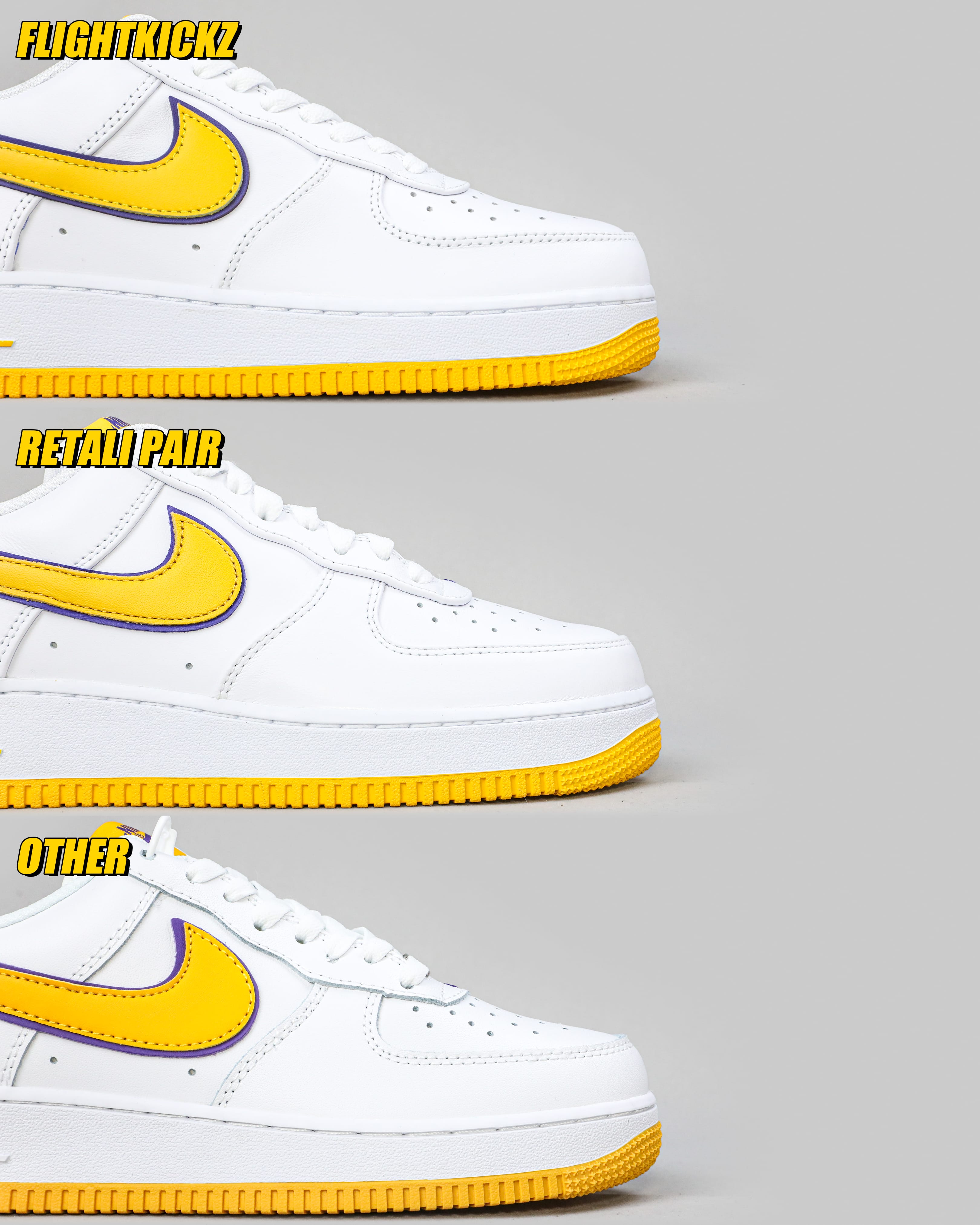 Nike Air Force 1 Low Retro QS Kobe Bryant Lakers Home(Ln5 A1)