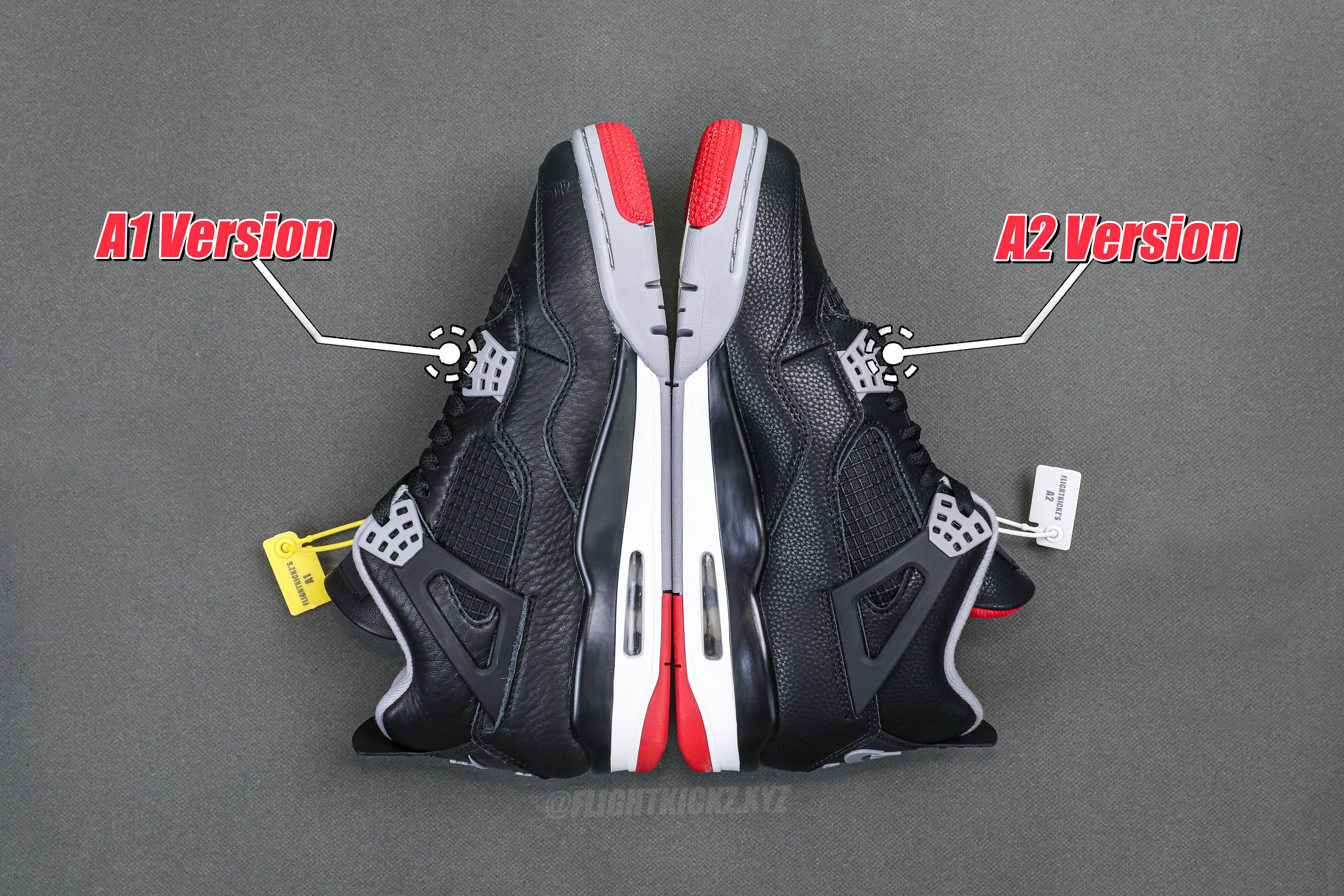 Air Jordan 4 Retro Bred Reimagined 2024 (LN5 A1 Batch)