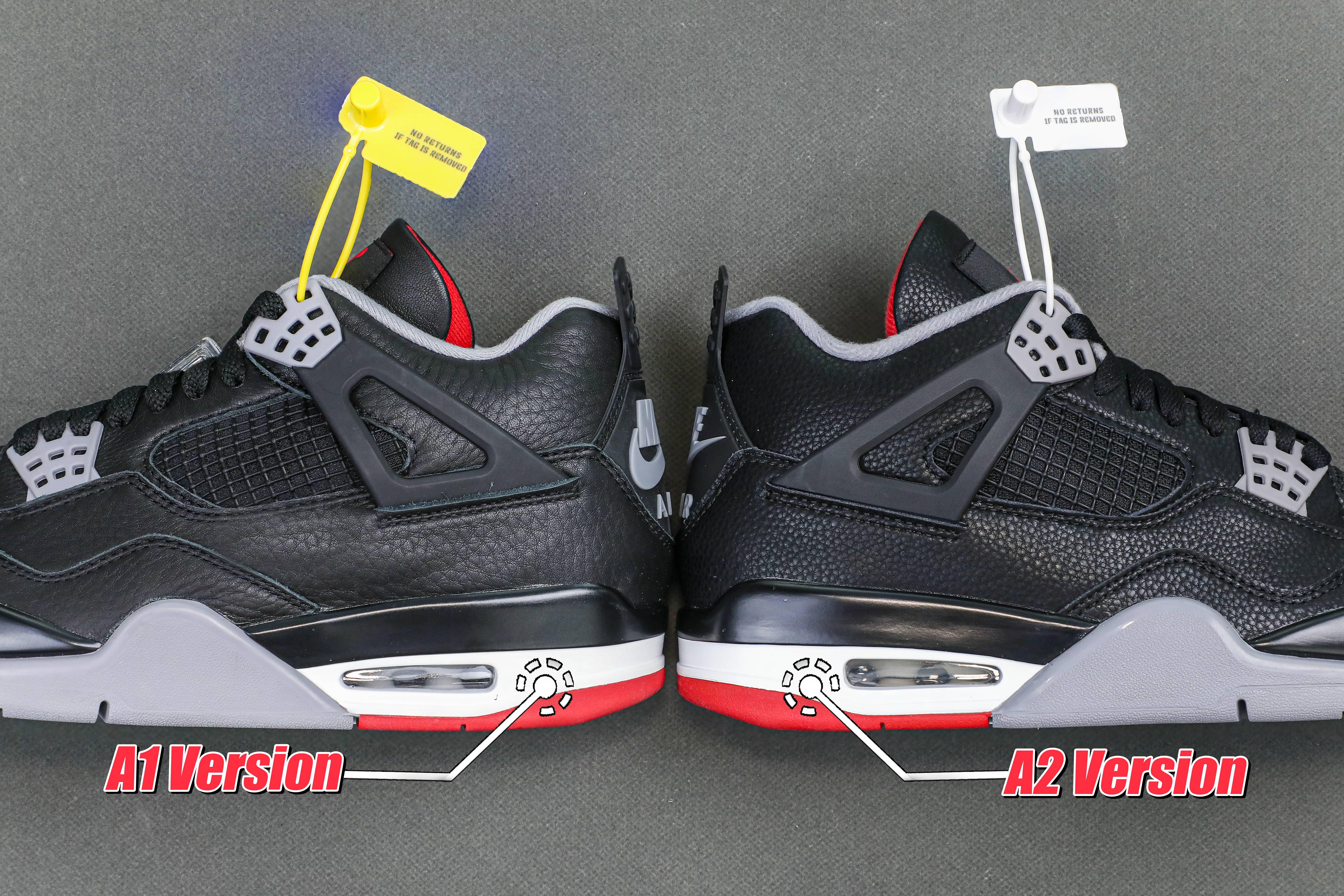 Air Jordan 4 Retro Bred Reimagined 2024 (LN5 A1 Batch)
