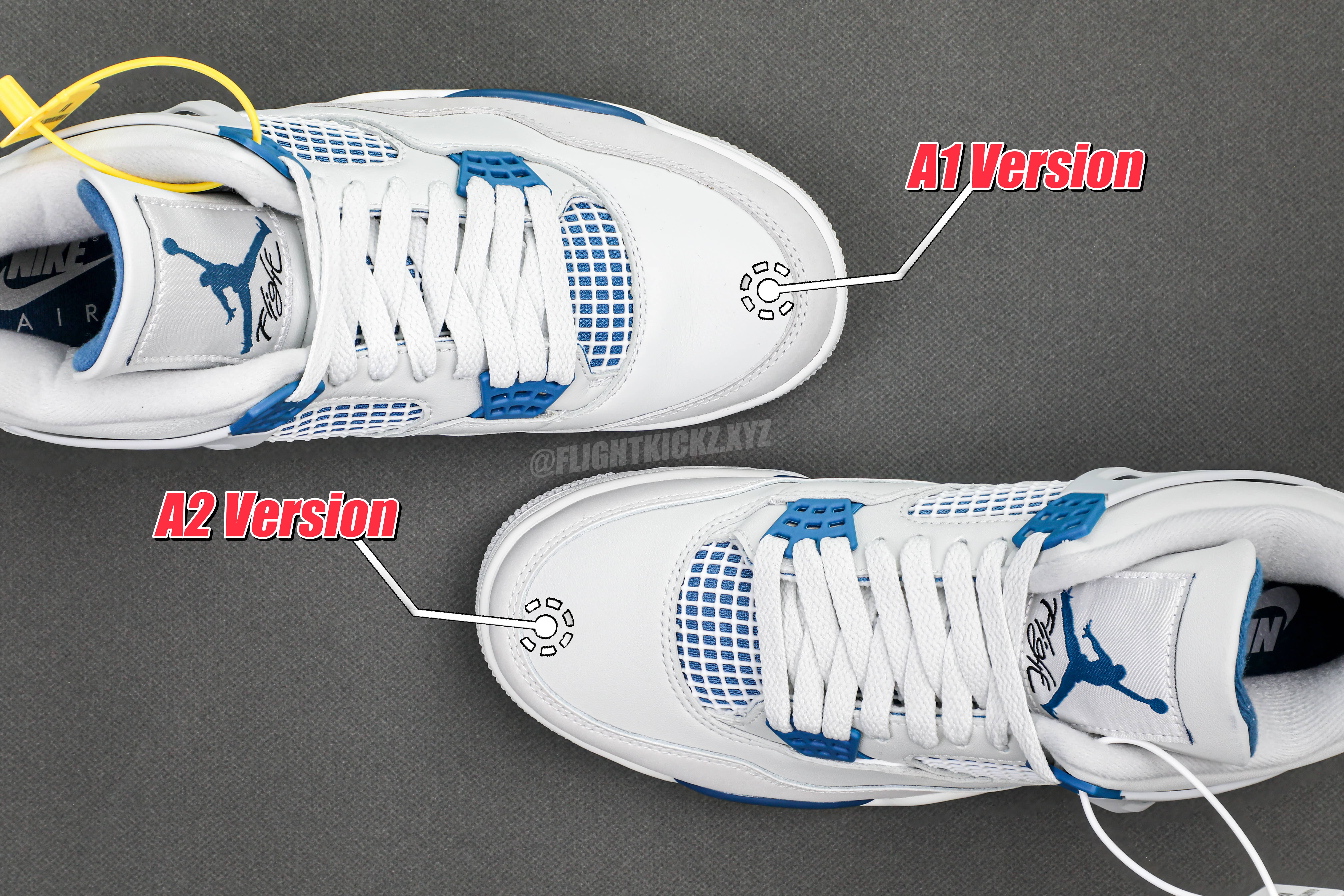 Air Jordan 4 “Military Blue 2024 (LN5 A1 Batch)