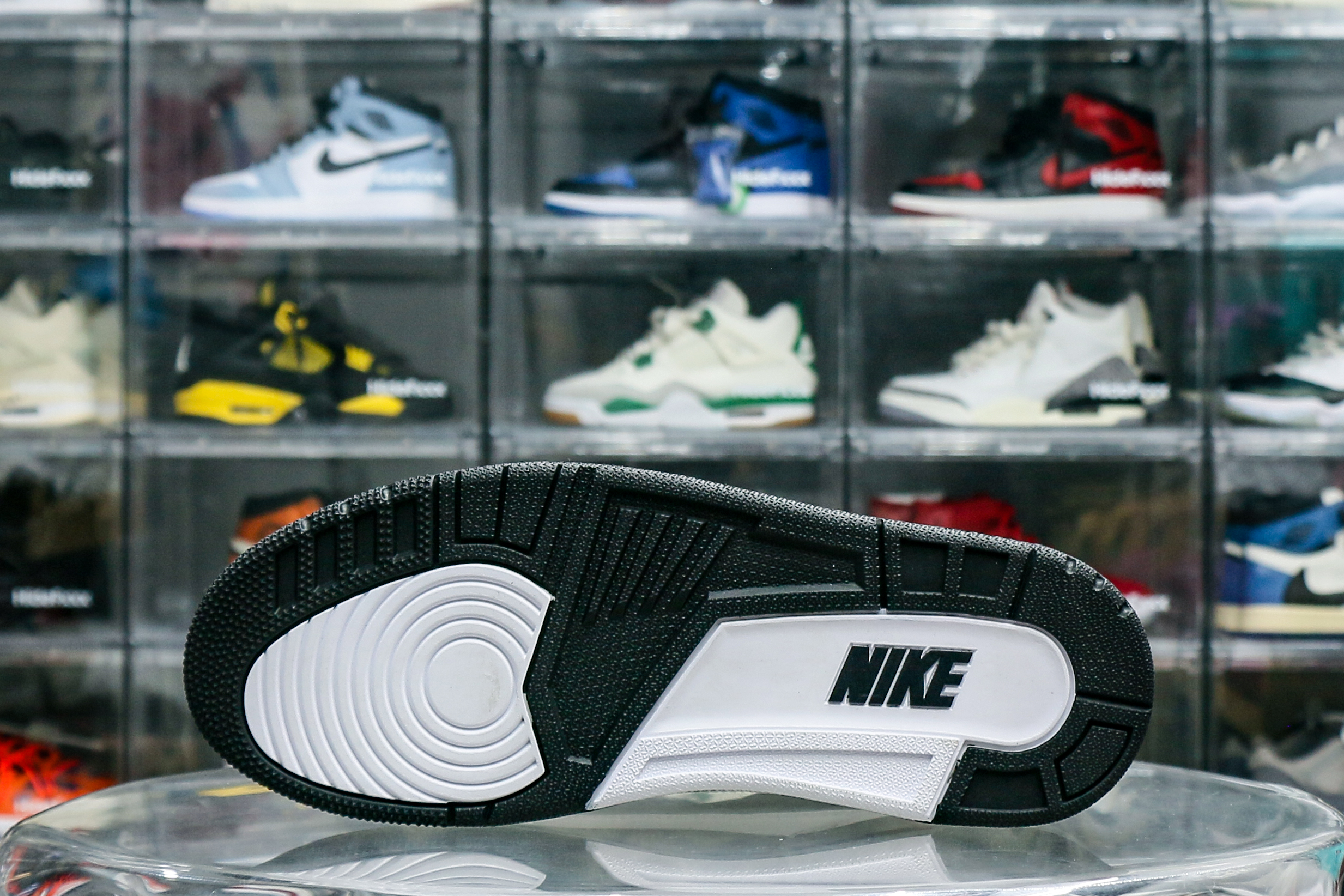 Fragment x x Air Jordan 3 Black Sample