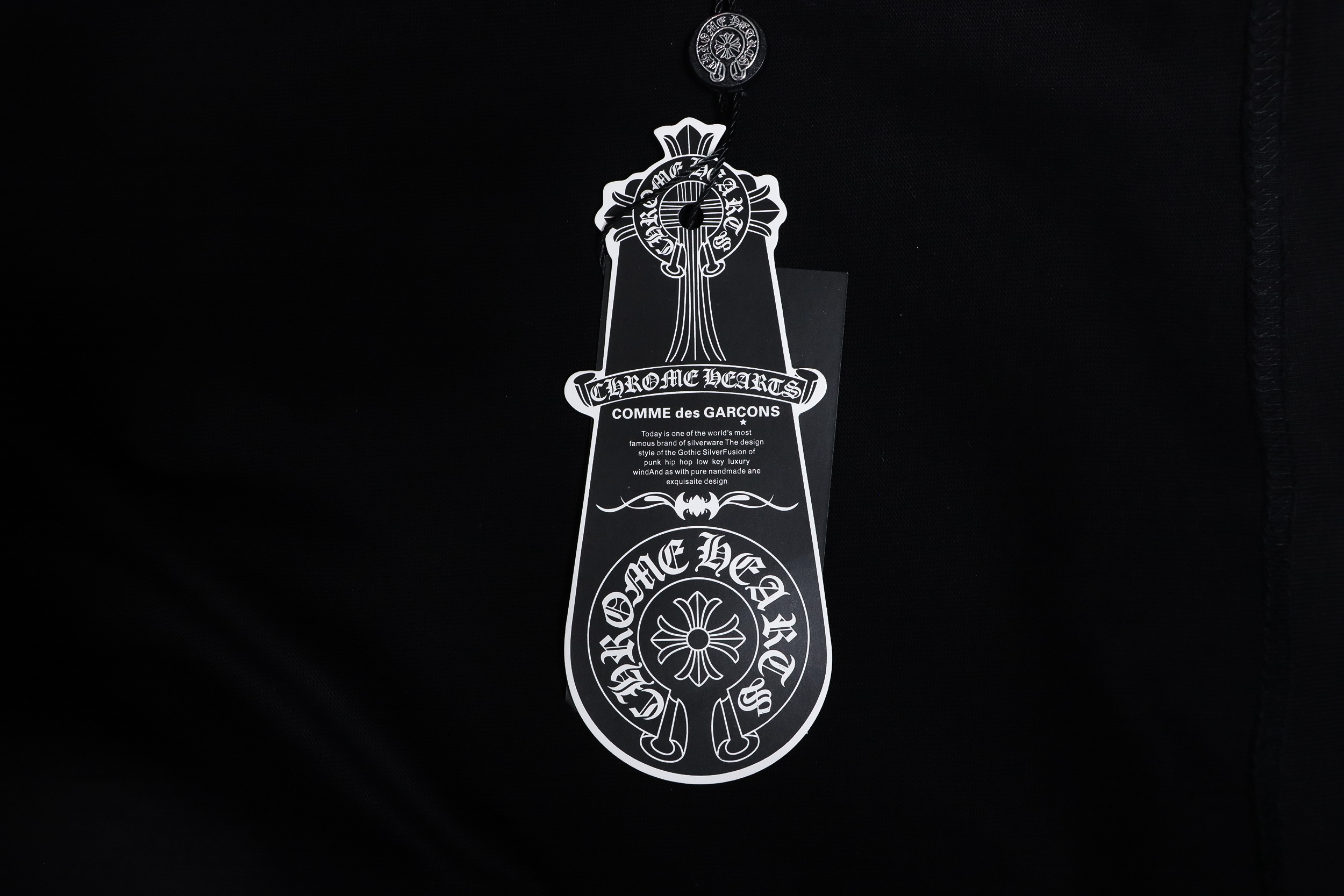 Chorme Heart Cross pendant Long Sleeve T-Shirt