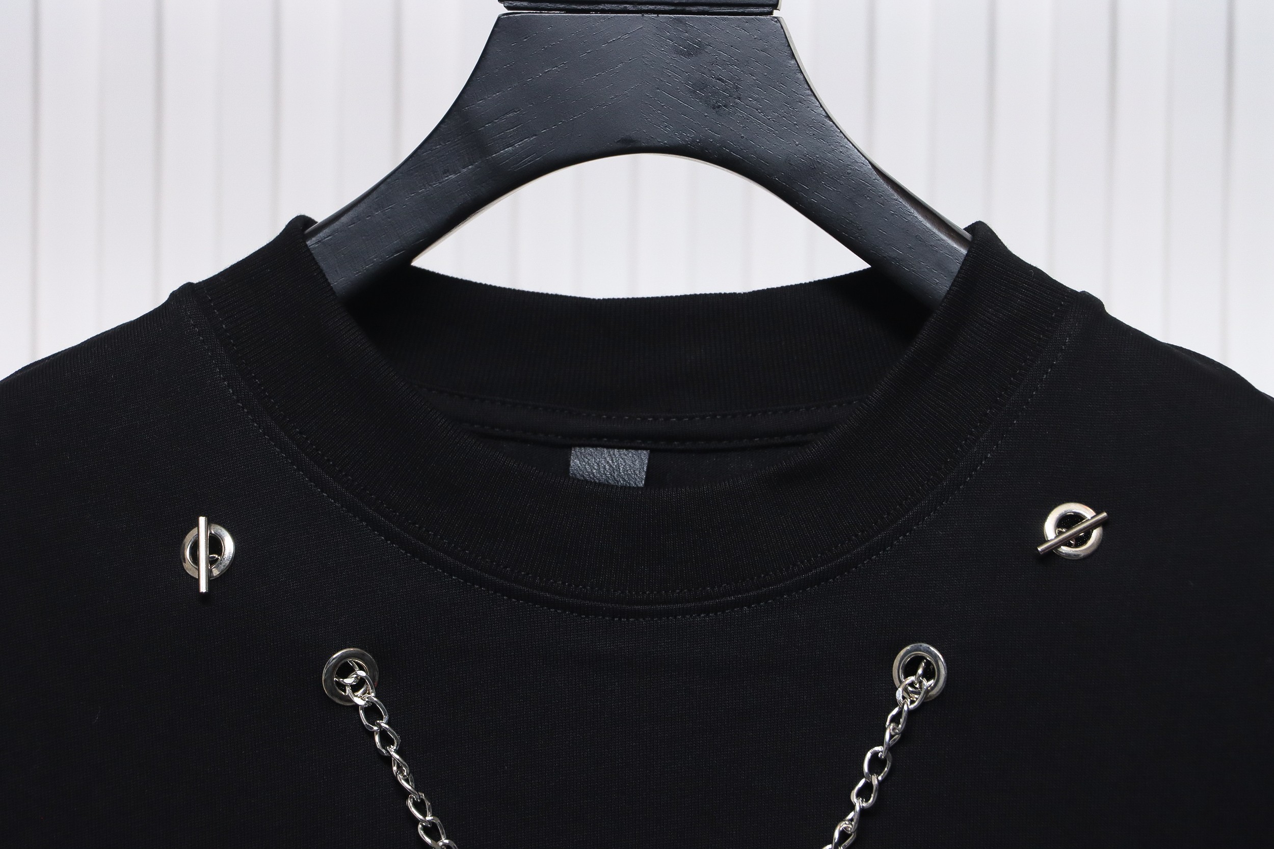 Chorme Heart Cross pendant Long Sleeve T-Shirt