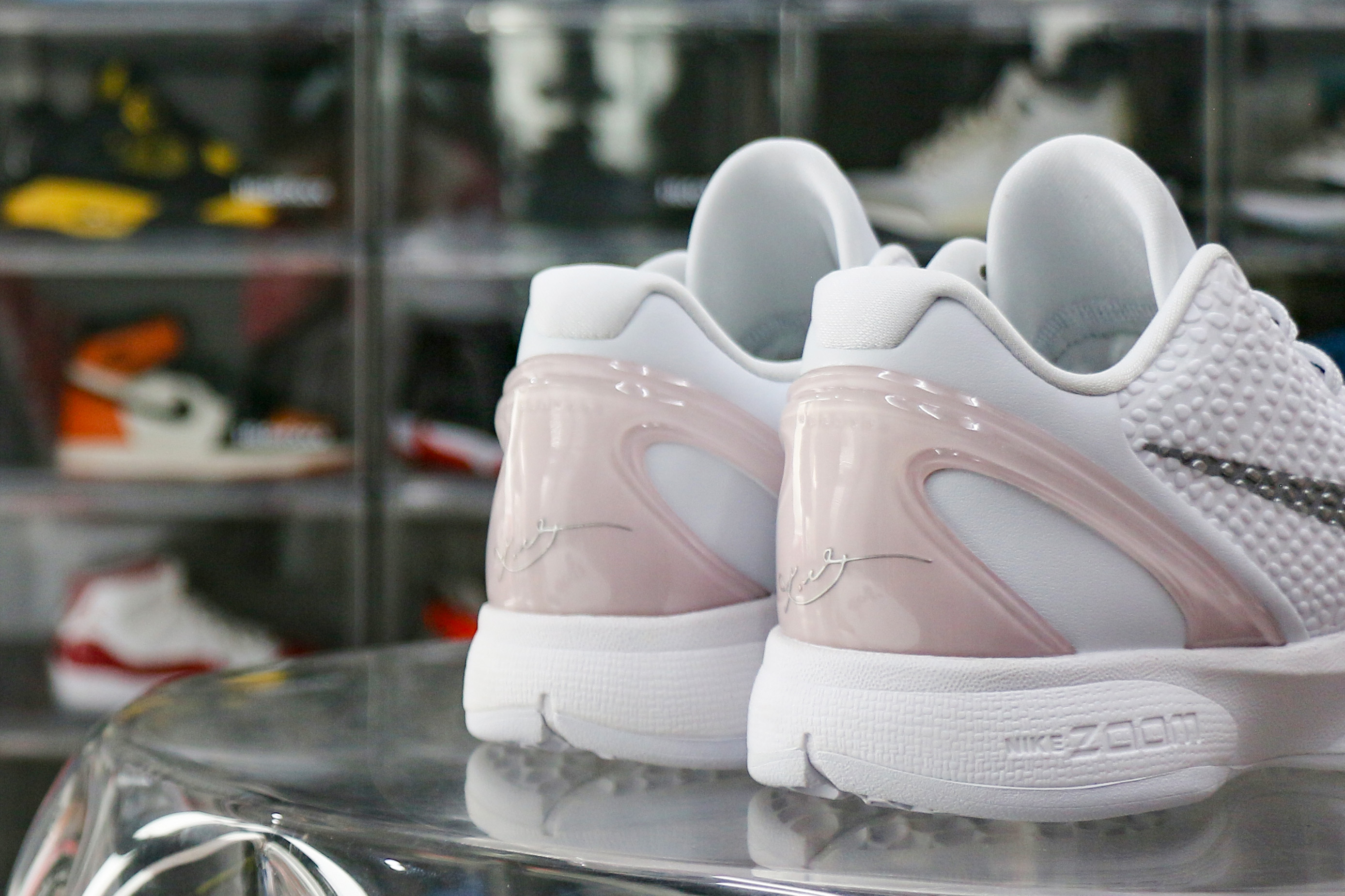 Nike Kobe 6 Protro White Grey Sample（Ln5 A1）