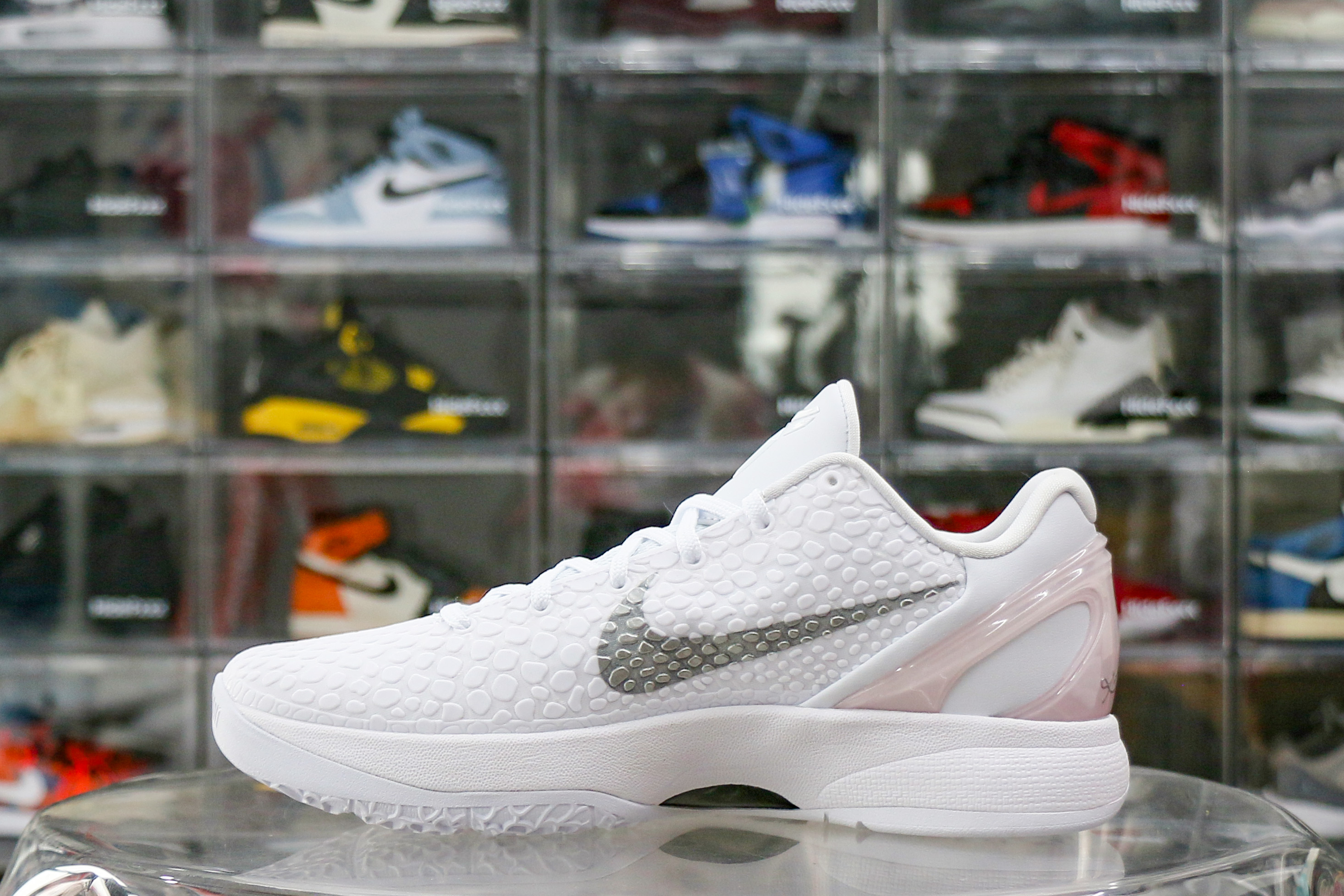Nike Kobe 6 Protro White Grey Sample（Ln5 A1）