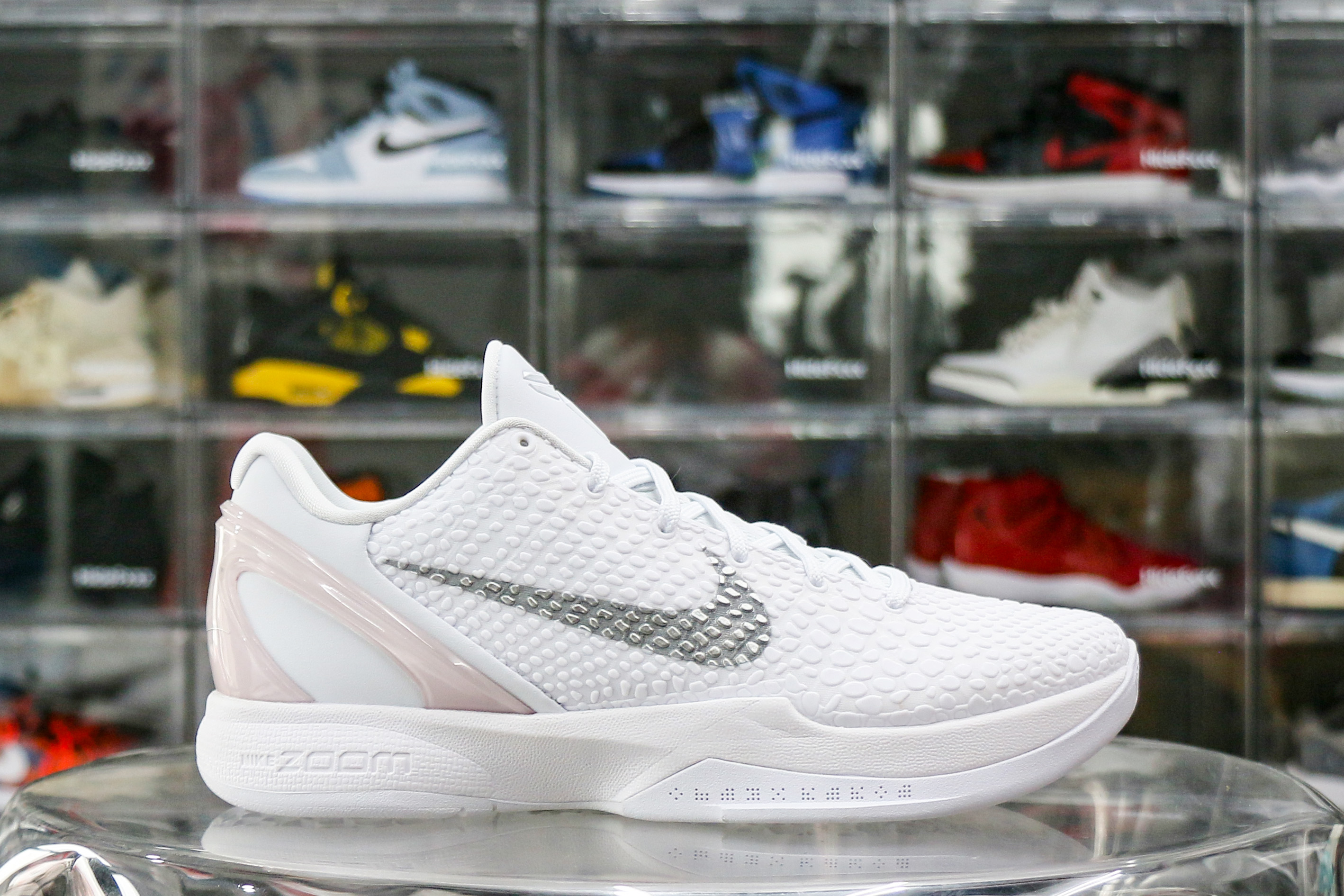 Nike Kobe 6 Protro White Grey Sample（Ln5 A1）