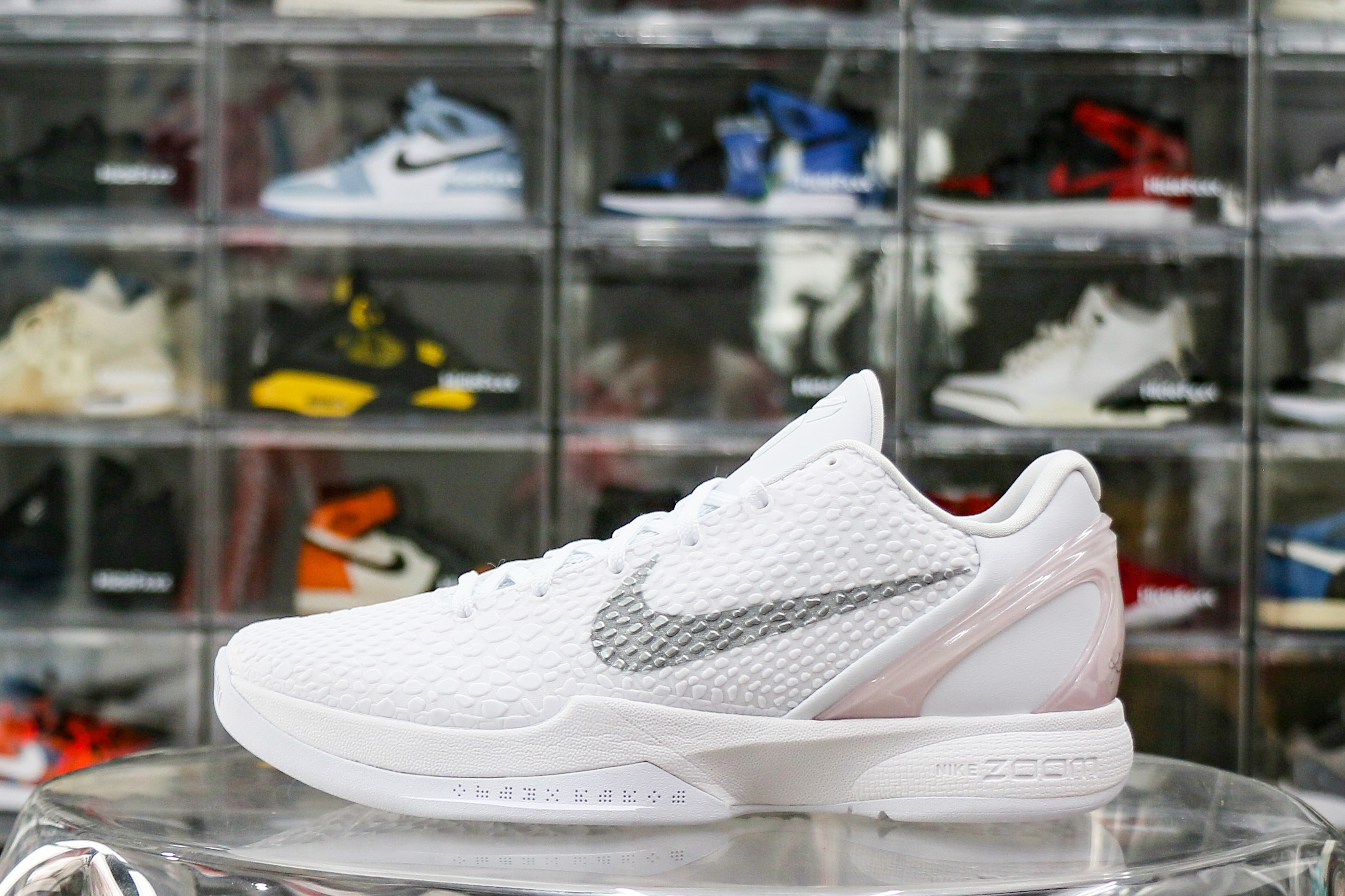 Nike Kobe 6 Protro White Grey Sample（Ln5 A1）