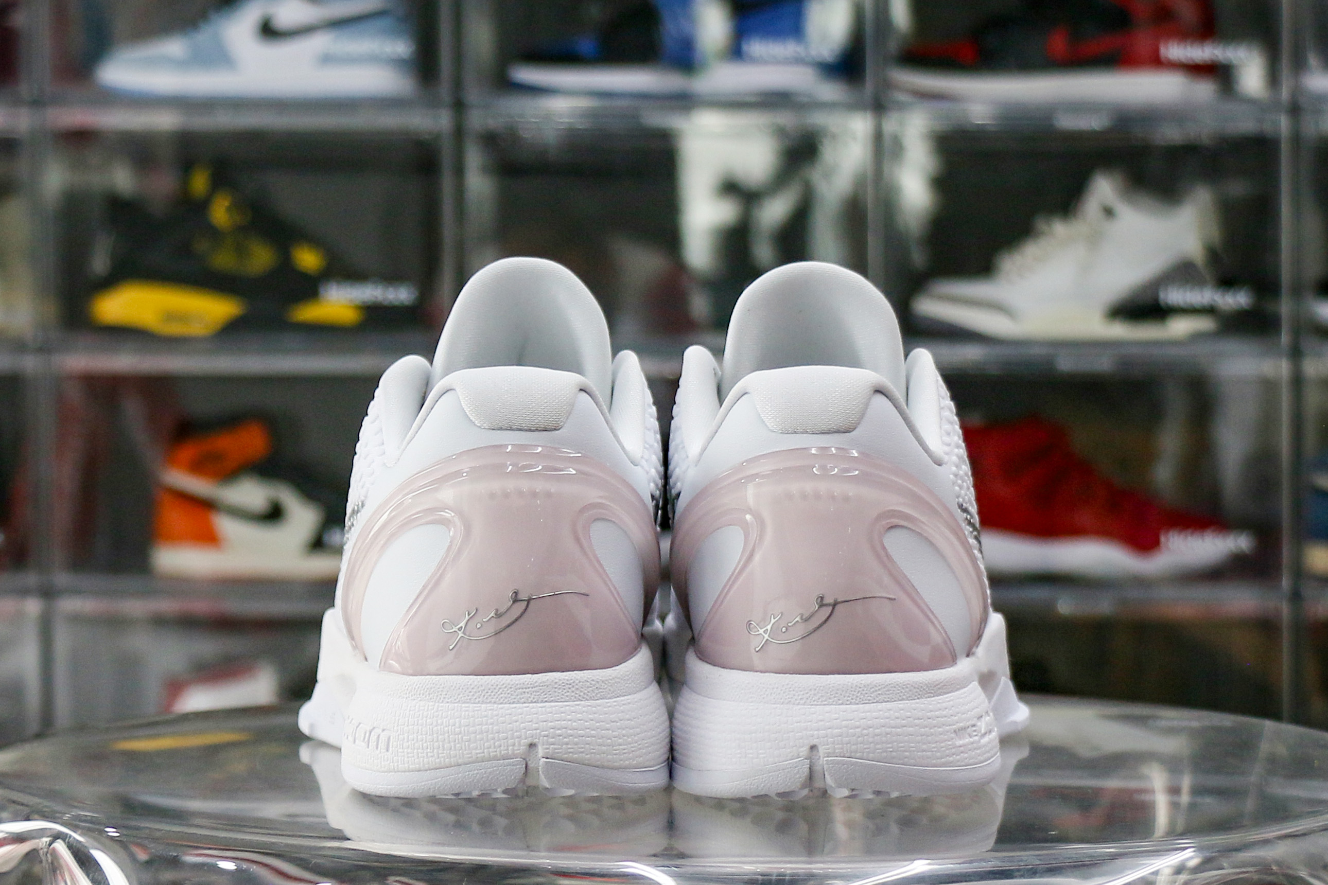 Nike Kobe 6 Protro White Grey Sample（Ln5 A1）