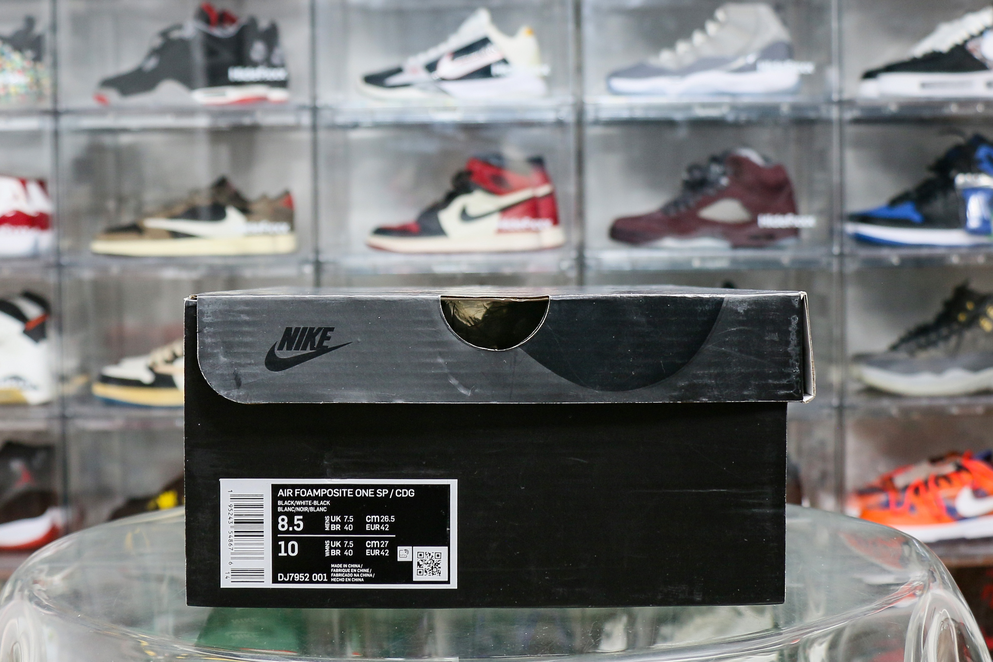 Nike Air Foamposite Comme des Garcons Homme Plus Black