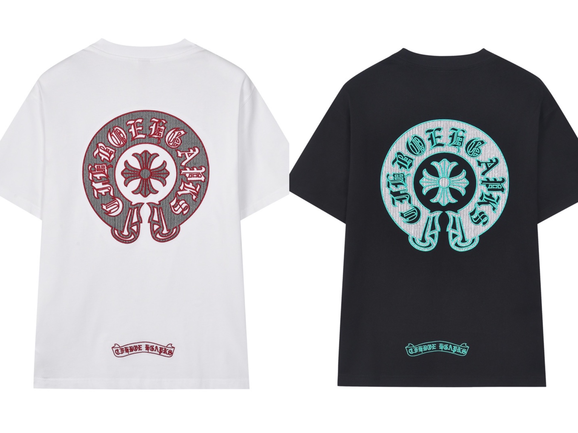 Chrome Hearts T-Shirt 2025 Appliqué heavy embroidery Tee