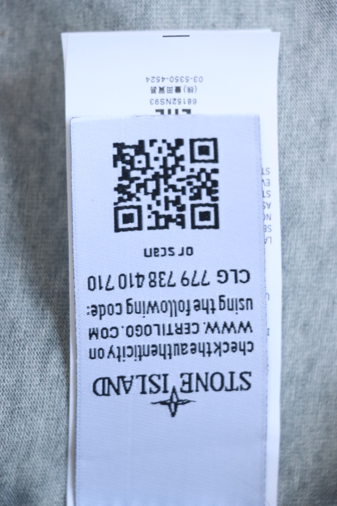 St0ne Island Stone Island Junior Diagonal Fleece T-shirt