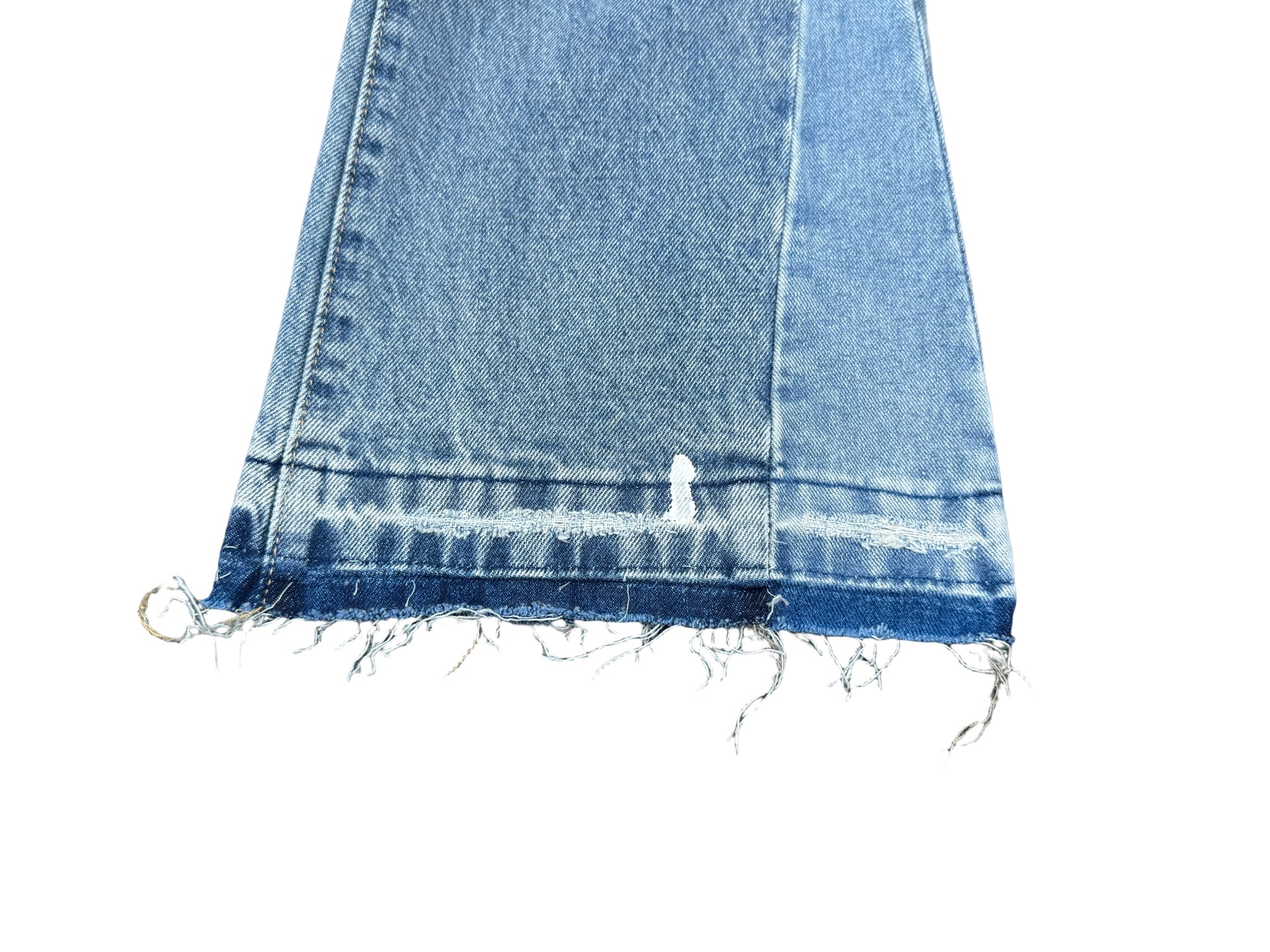 GALLERY.DEPT Distressed Patchwork Flared Jeans