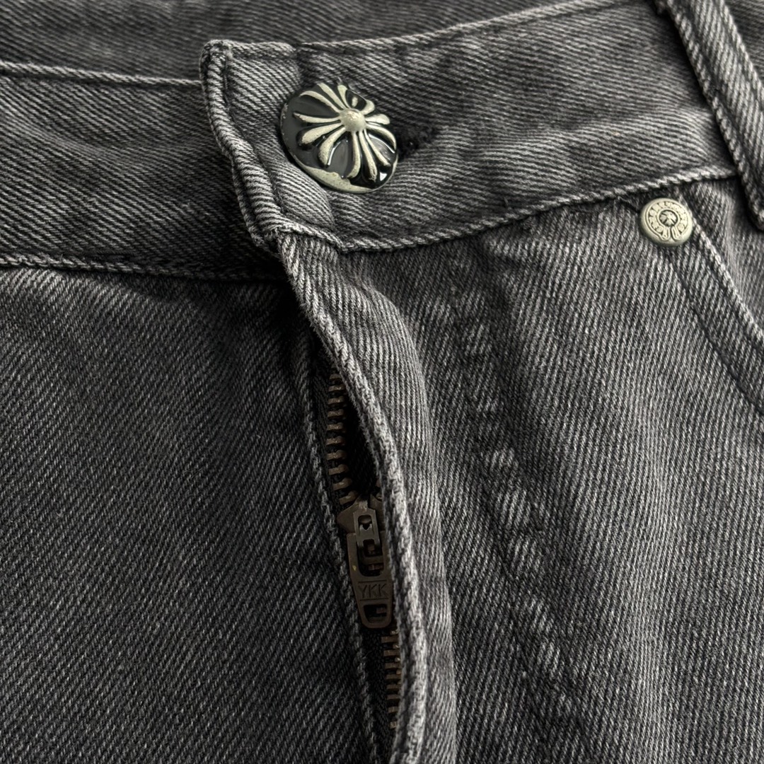 Chrome Hearts White Crosses Pants