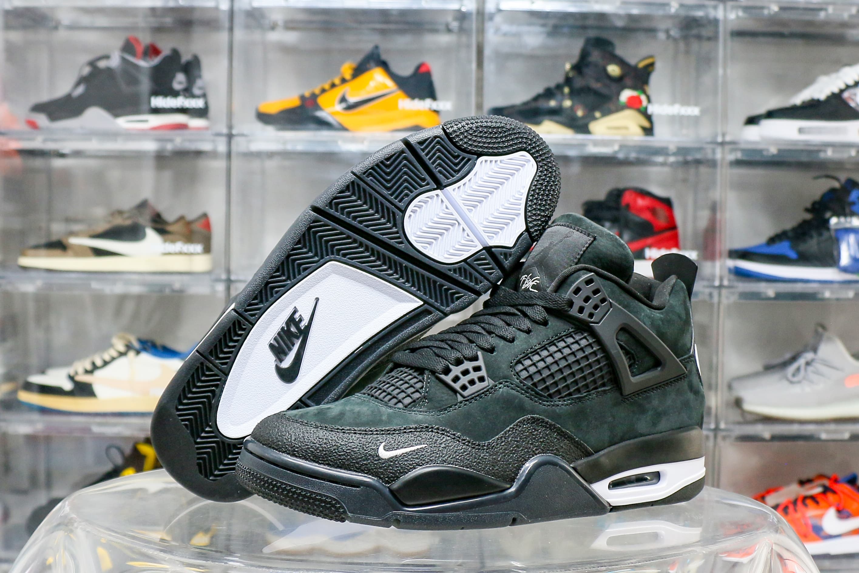 Nigel Sylvester X Jordan 4 Retro Brick By Brick Black