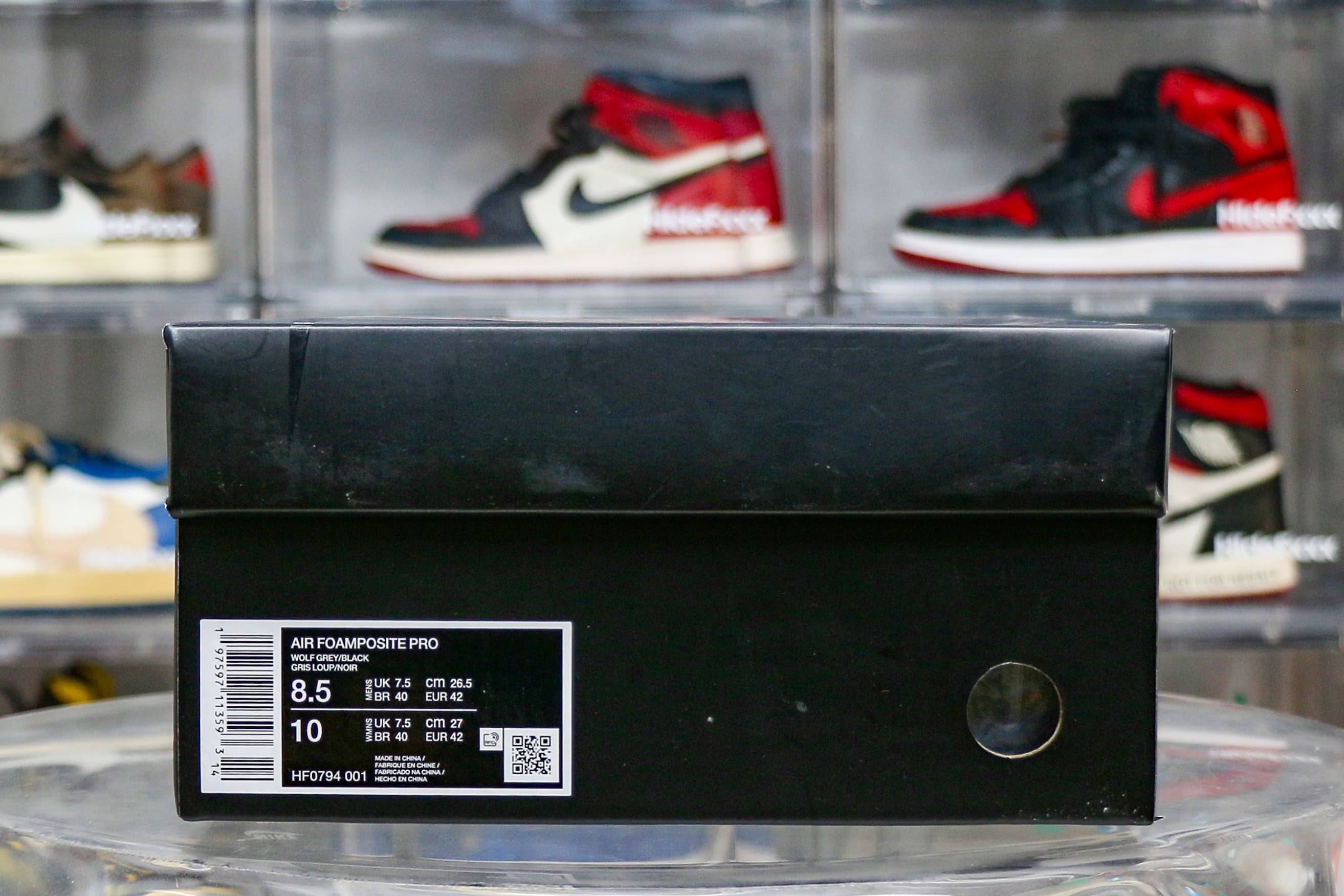 Air Foamposite Pro Wolf Grey