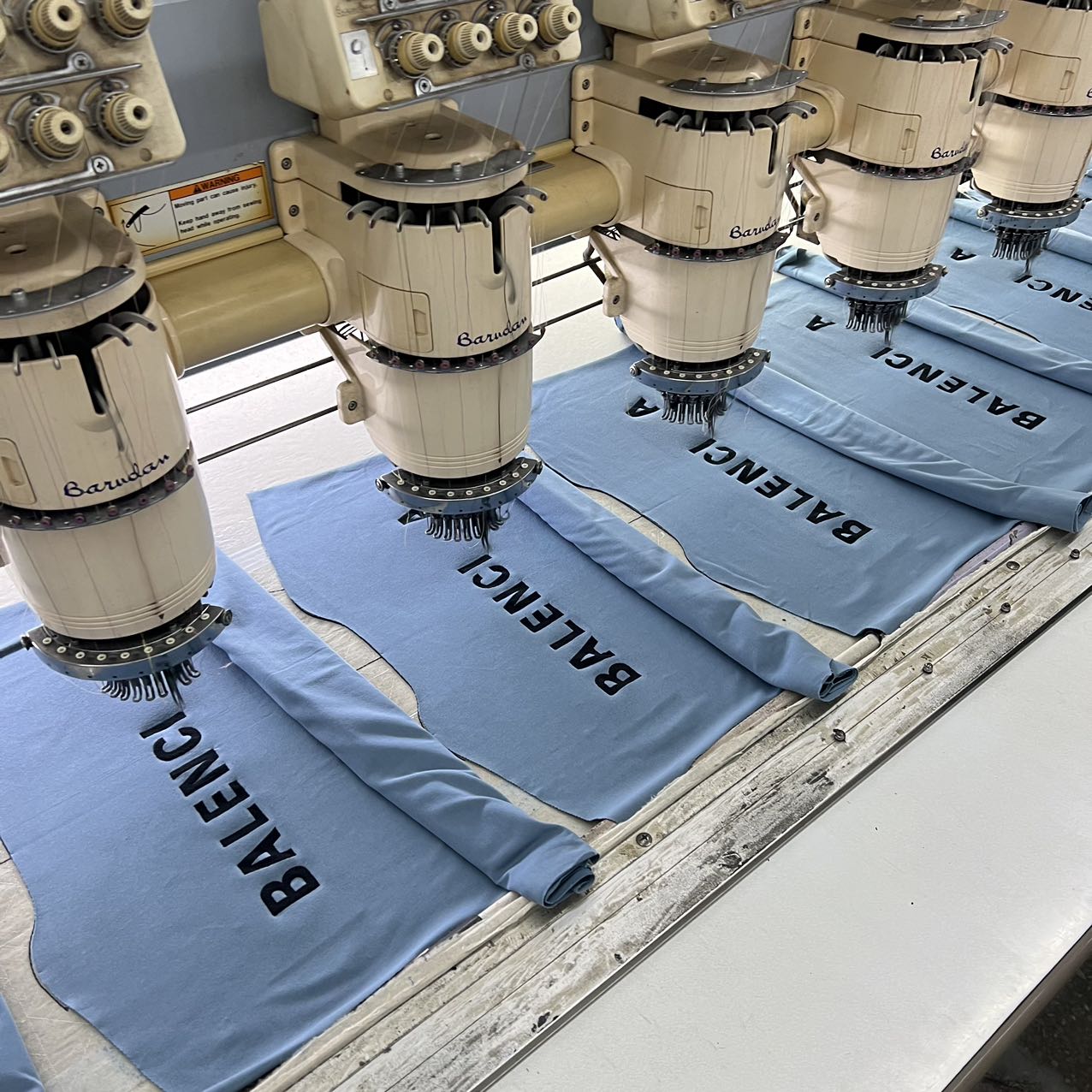 Balanciag@ Embroidery Adhesive Tee