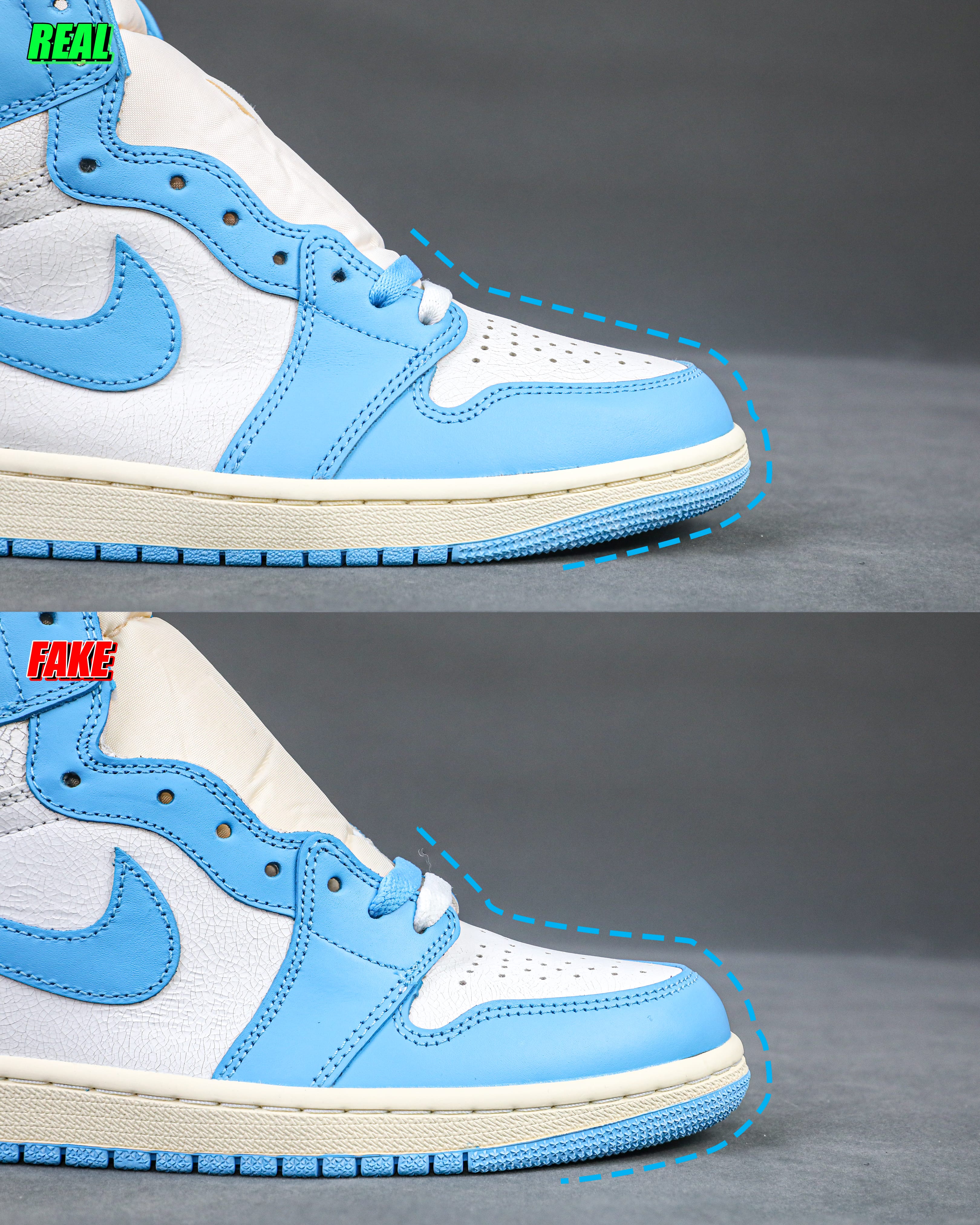 Jordan 1 Retro High OG UNC Reimagined 2025(Ln5 A1)