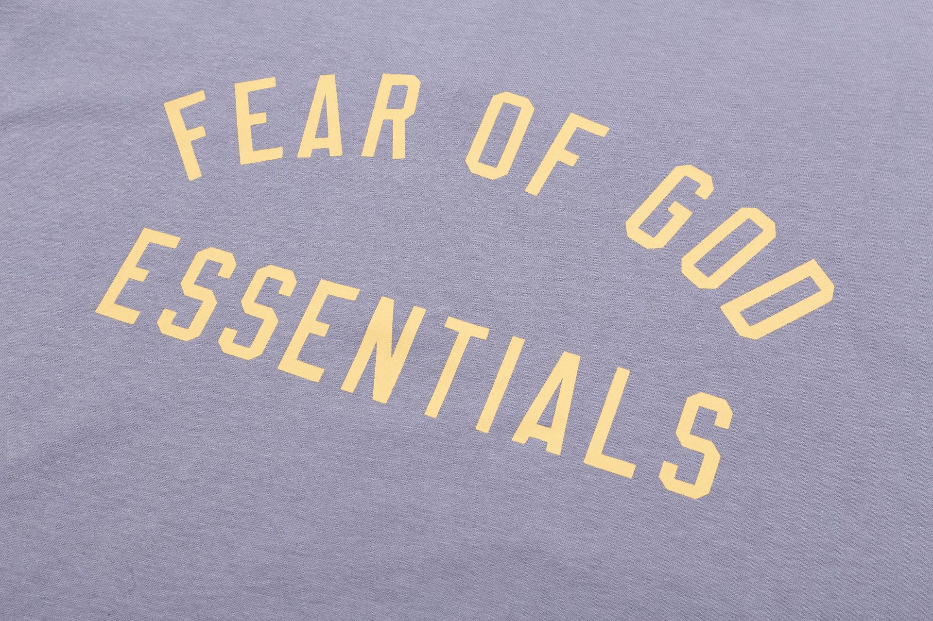 FOG Essentials 2025 Spring SummerLetter Print Short Sleeve T-Shirt